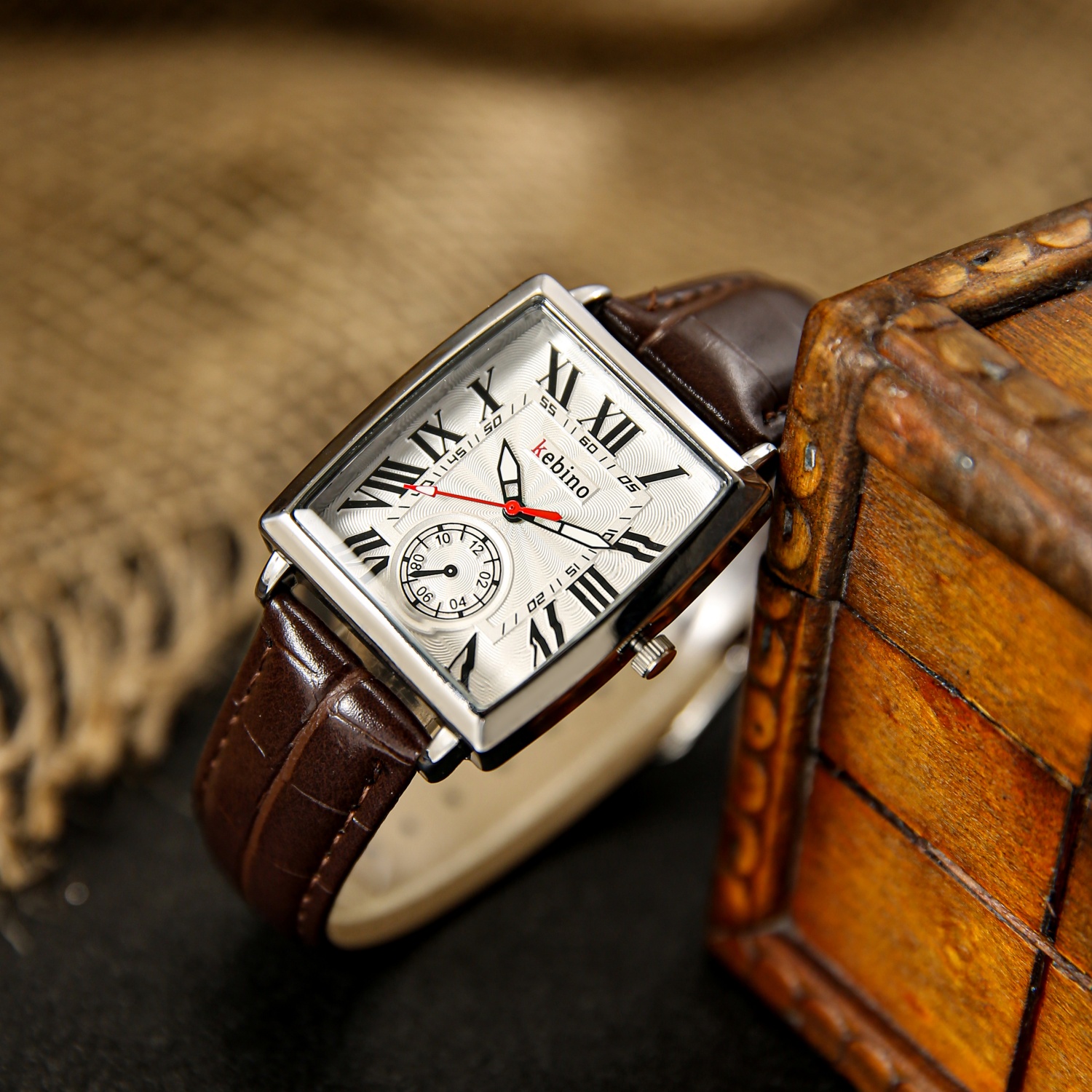 Business Square Dial Men Watch - đánh giá và giá Watches Not Smartwatch