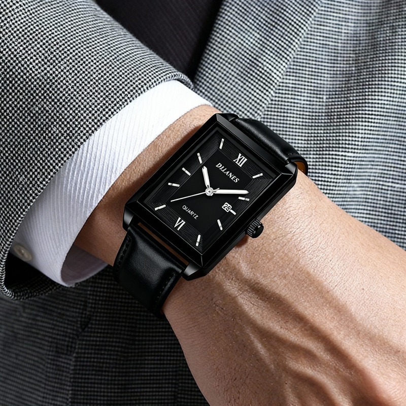 Casual Leather Men Watches Sim - đánh giá và giá Watches Not Smartwatch