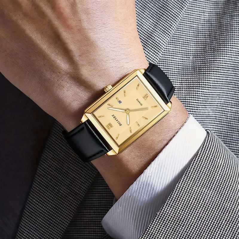 Casual Leather Men Watches Sim - đánh giá và giá Watches Not Smartwatch