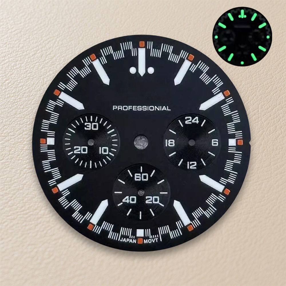 New S Logo 32.5mm Dial Fit VK6 - đánh giá và giá Watch Movement Rotor