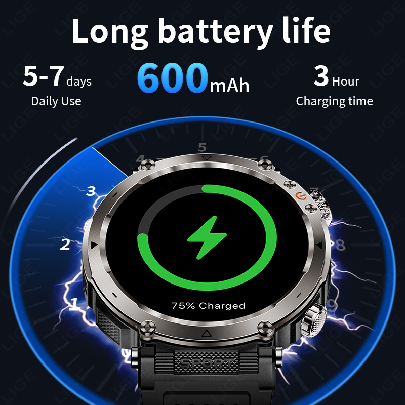 New Military Outdoor Smartwatc - đánh giá và giá Smartwatch Watches For Men