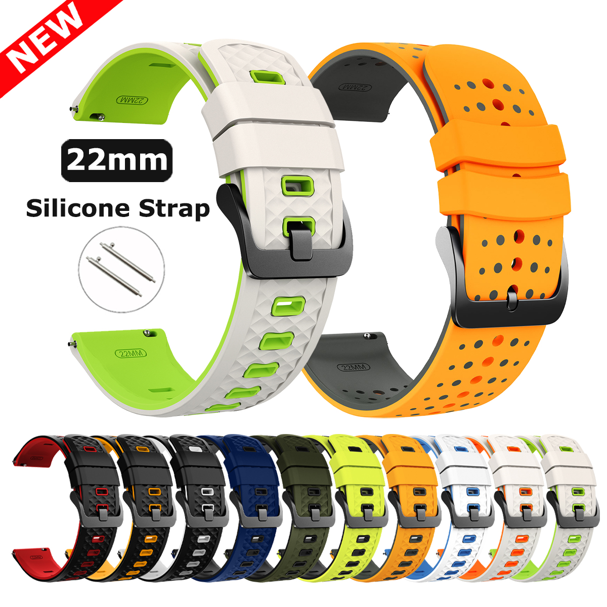 Silicone Strap 22mm For POLAR  - đánh giá và giá Titan Watches Smartwatch