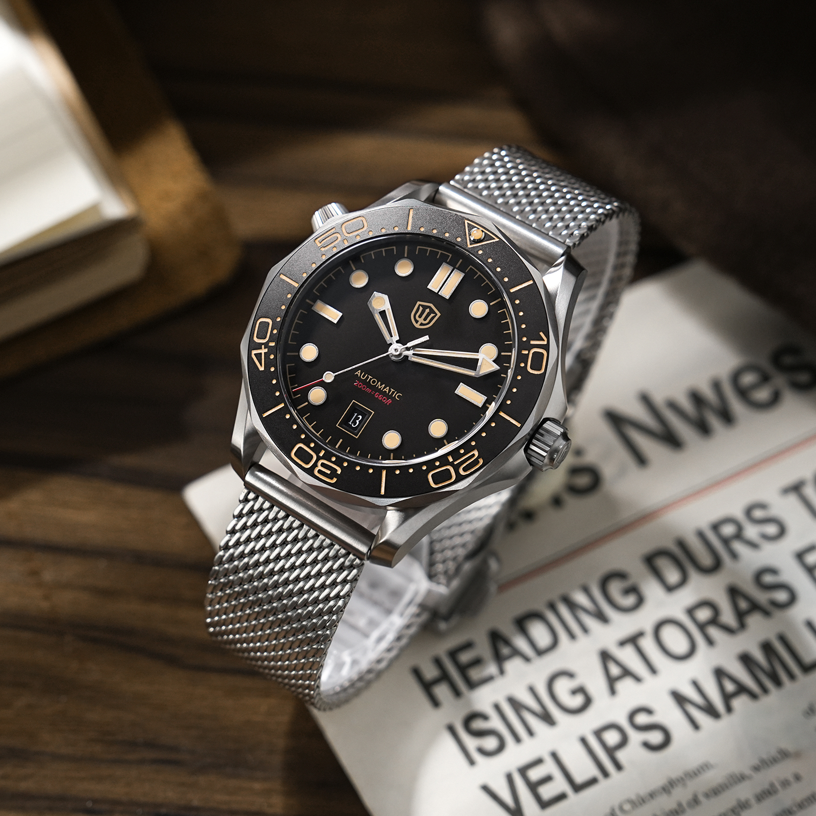 Watchdives WD007 V4 Automatic  - đánh giá và giá Waterproof Diving Watch