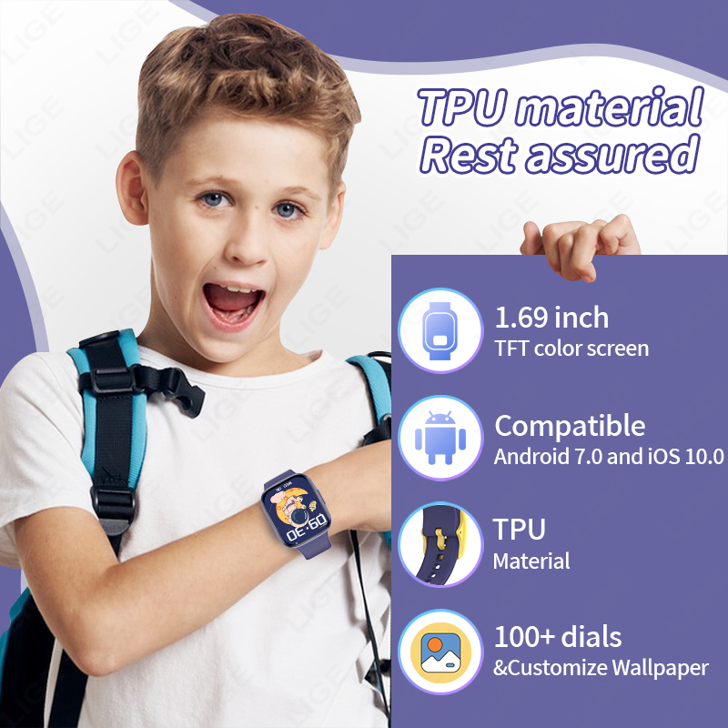 Lige Children Smart Watch Wome - đánh giá và giá Smartwatch Digital Watches For Girls