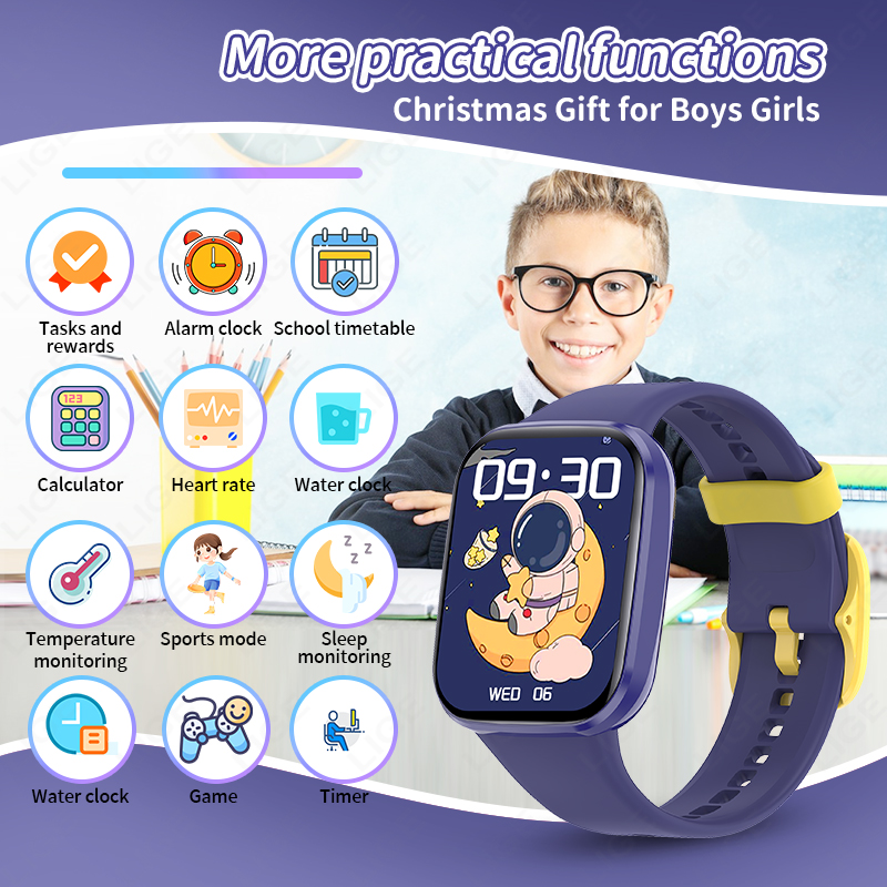 Lige Children Smart Watch Wome - đánh giá và giá Smartwatch Digital Watches For Girls