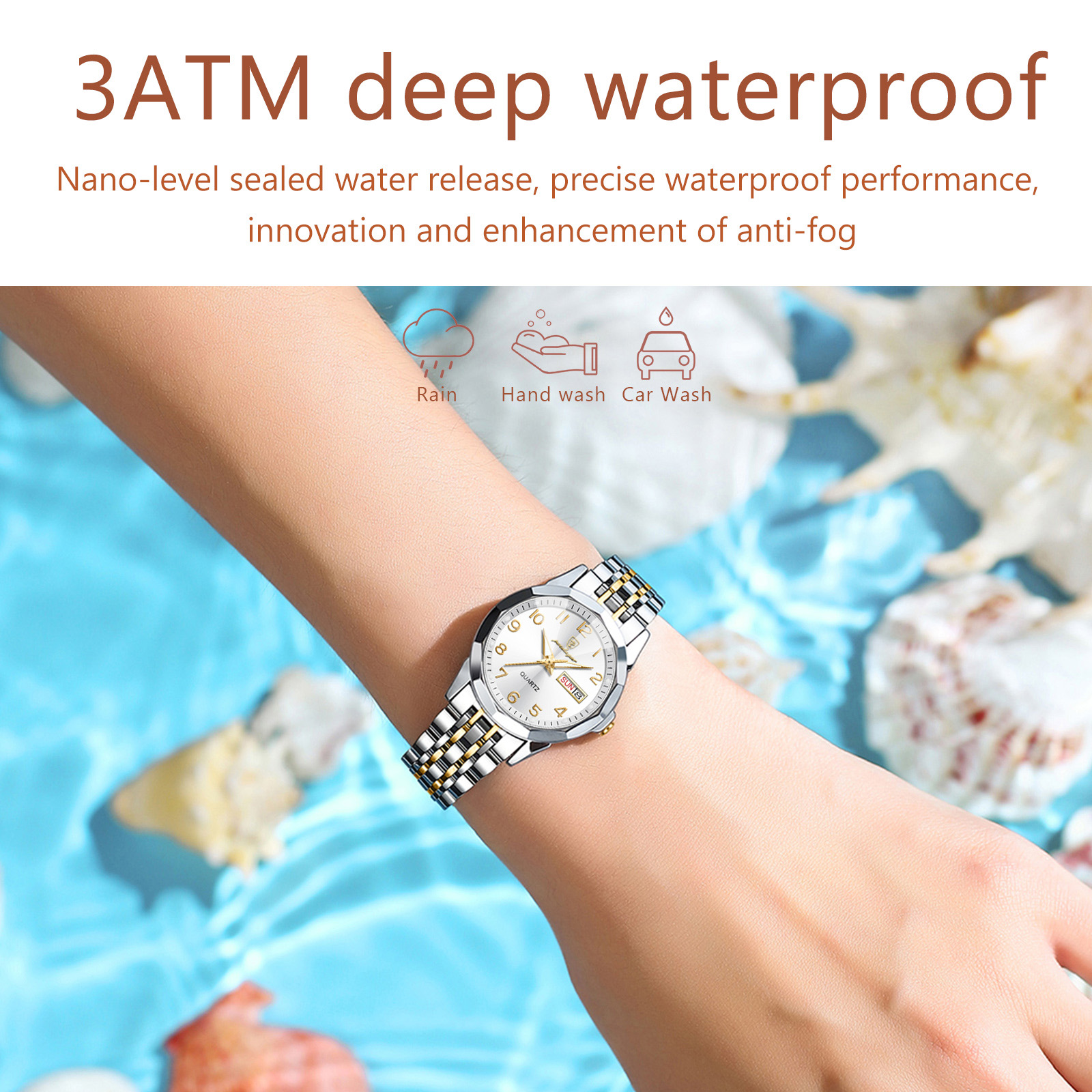 POEDAGAR Elegant Ladies Watche - đánh giá và giá Waterproof Diving Watch
