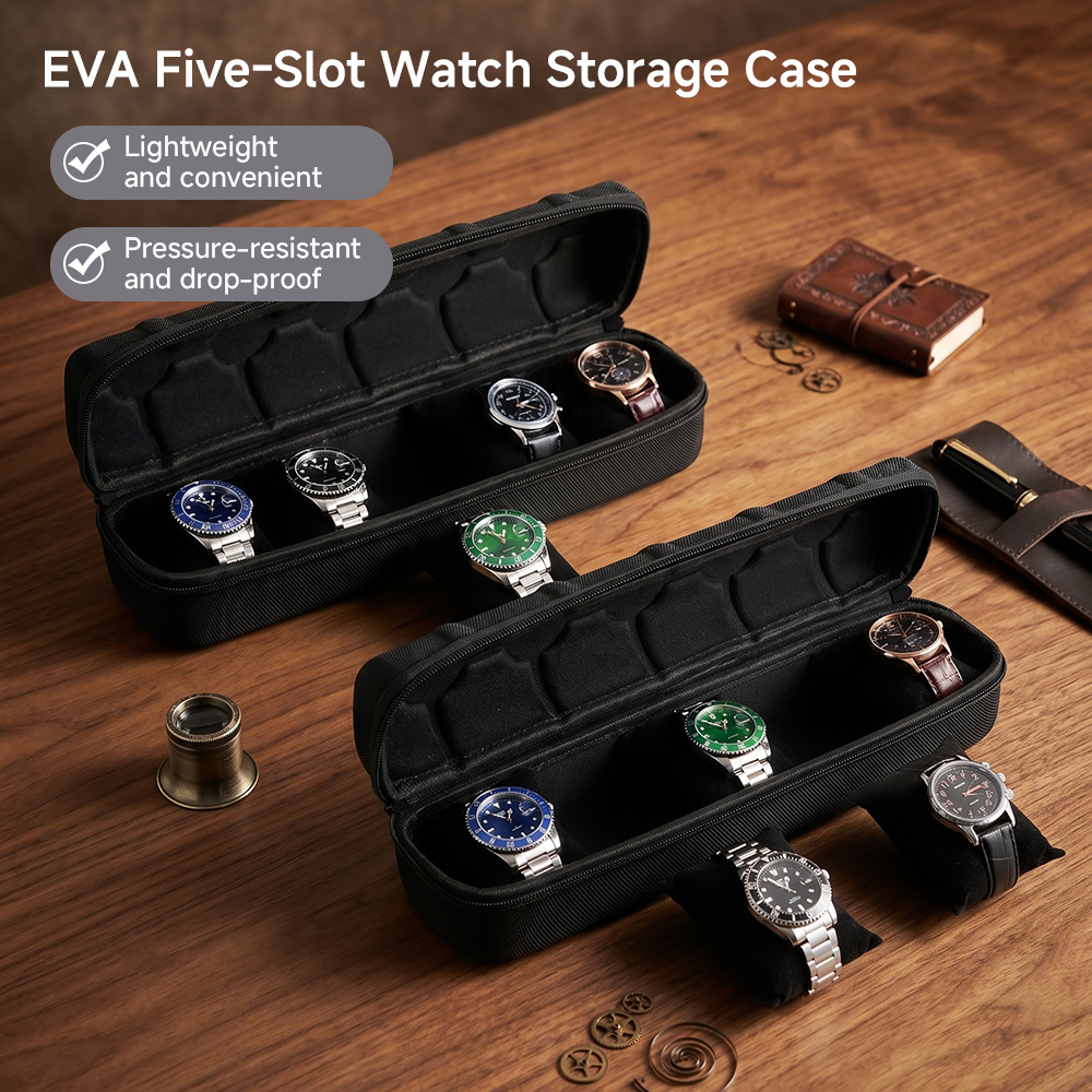 1pc 5-Slot Watch Case-Organize - đánh giá và giá Tag Watches Smartwatch