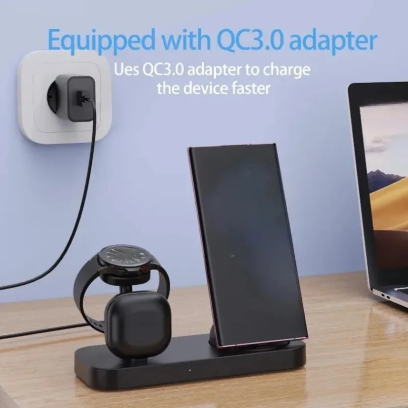 3 in 1 Wireless Charger Dual C - đánh giá và giá Watches Smartwatch Samsung