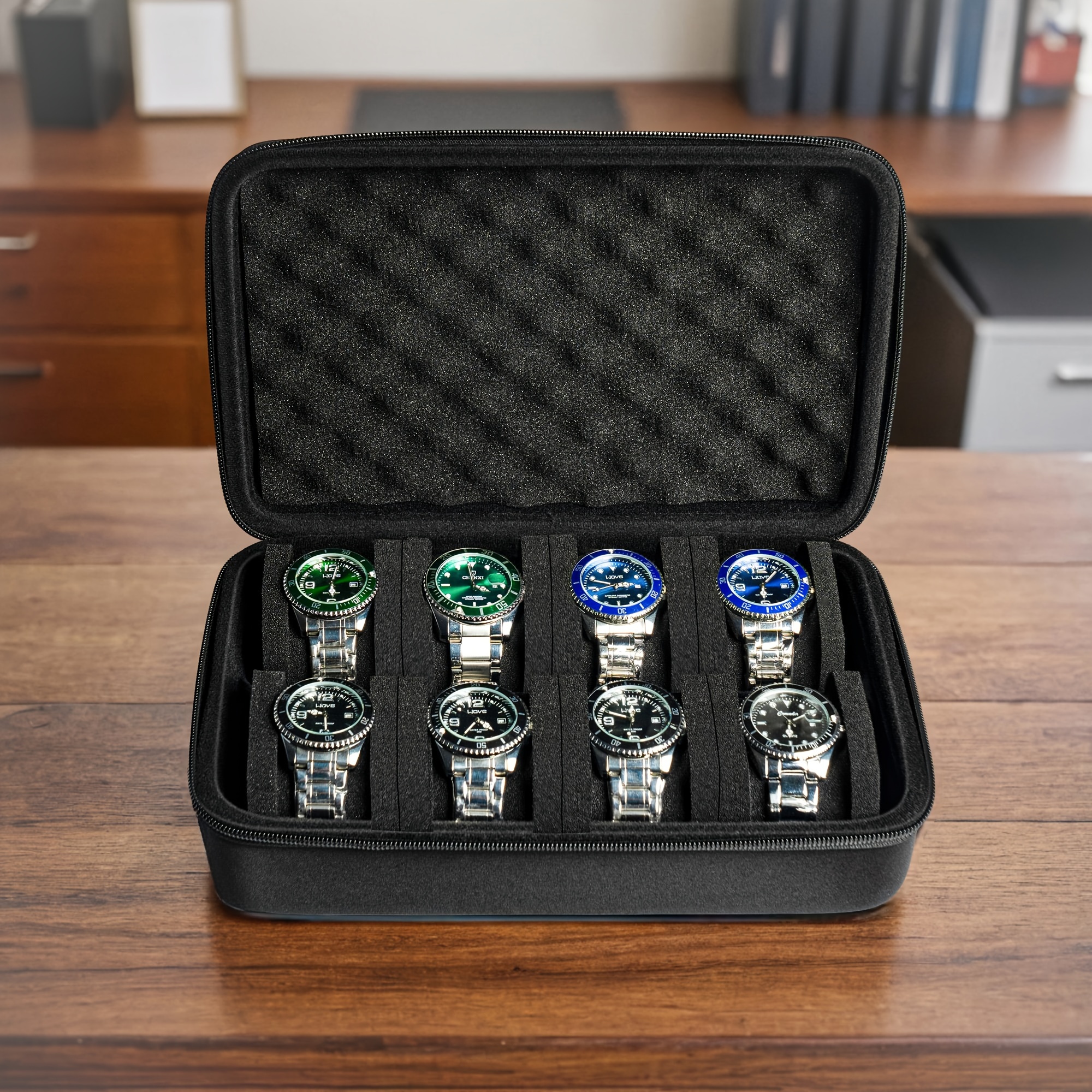 8 Slots Watch Box Organizer/Me - đánh giá và giá Tag Watches Smartwatch