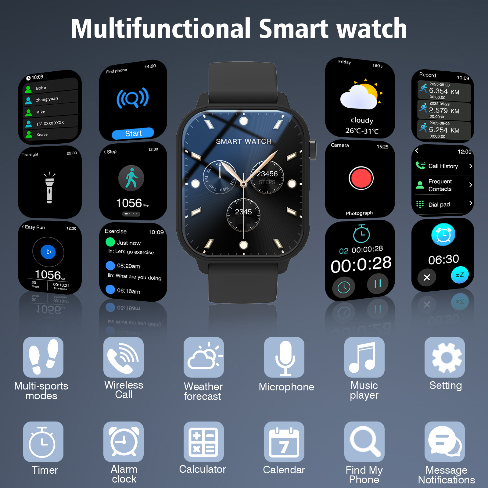 New Smartwatch for Men and Wom - đánh giá và giá Smartwatch Watches That Connect To Iphone