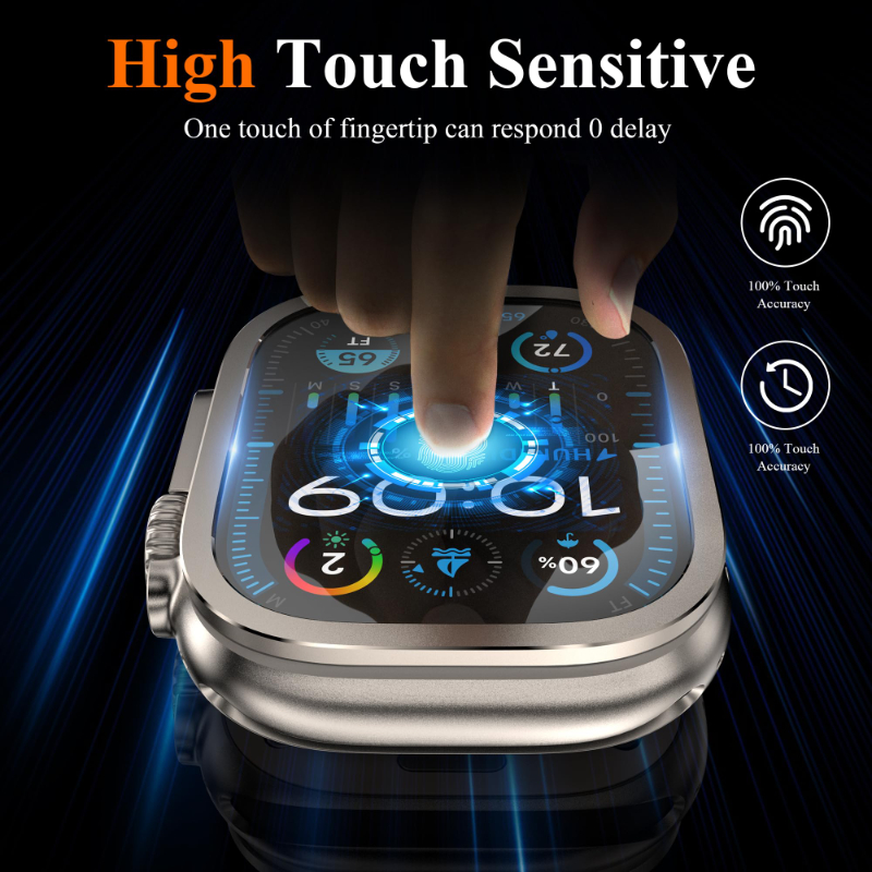 2pcs Tempered Glass for Apple  - đánh giá và giá Smartwatch Watches For Men