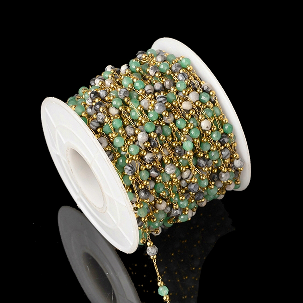 1Meter Elegant Mix Round Stone - đánh giá và giá Bracelet Link Remover
