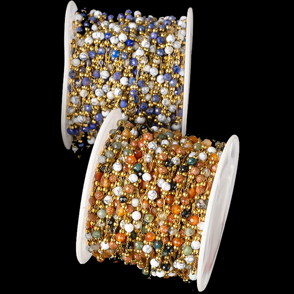 1Meter Elegant Mix Round Stone - đánh giá và giá Bracelet Link Remover