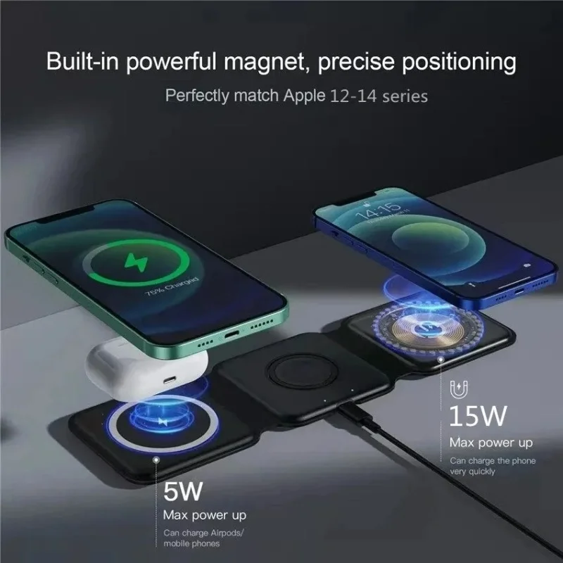 3 in 1 Portable Magnetic Wirel - đánh giá và giá Watches Smartwatch Samsung