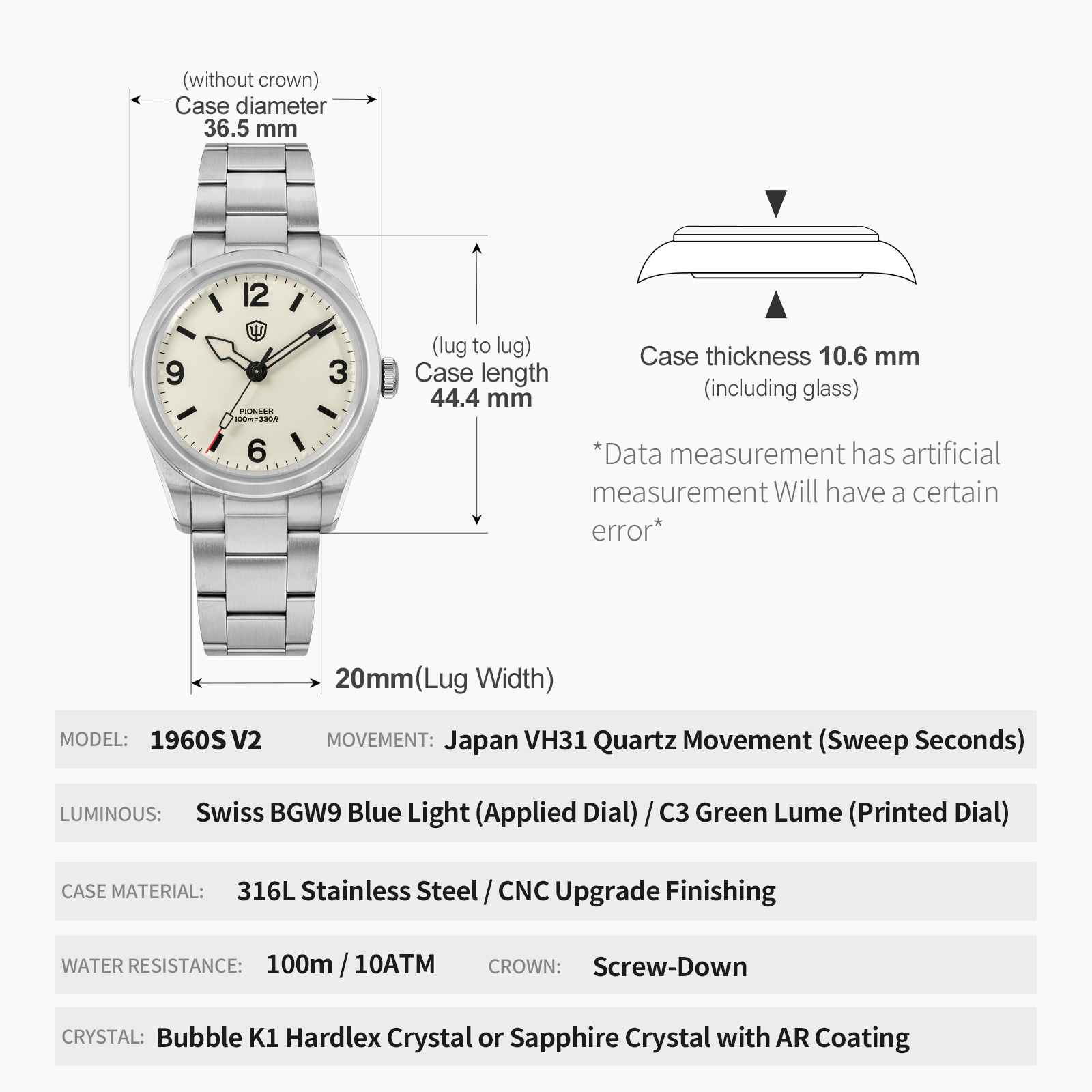 Watchdives WD1960S V2 Vintage  - đánh giá và giá Watches Not Smartwatch